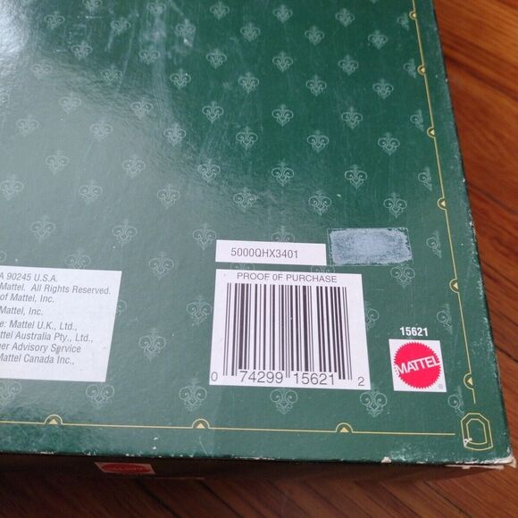 Yuletide Romance Barbie Third in the Series 1996 Mattel 15621 Hallmark SE NRFB - Picture 11 of 12